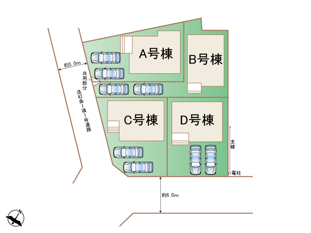 ハートフルタウン相模原市南区当麻894番の見取り図