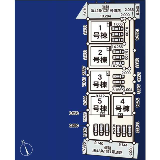 クレイドルガーデン角田市角田 第18の見取り図