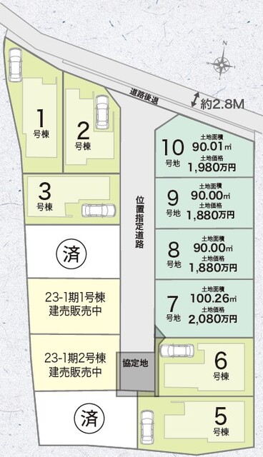 リナージュ堺市中区福田　第３期の見取り図