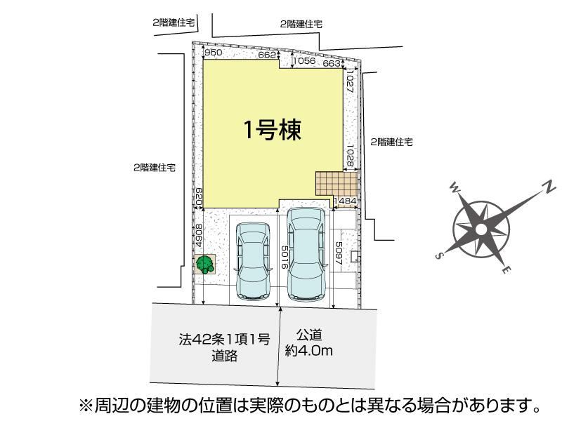 ブルーミングガーデンふじみ野市大原１丁目１棟の見取り図