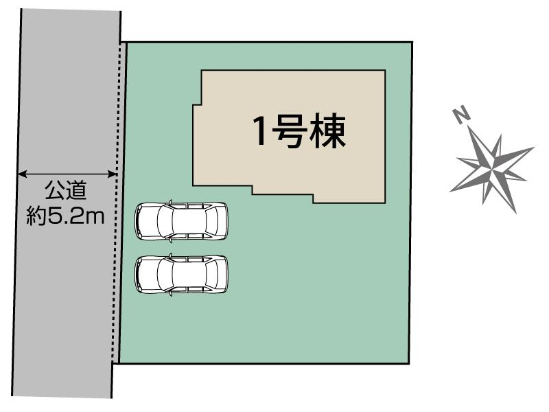 ブルーミングガーデン土浦市天川１丁目２期１棟の見取り図