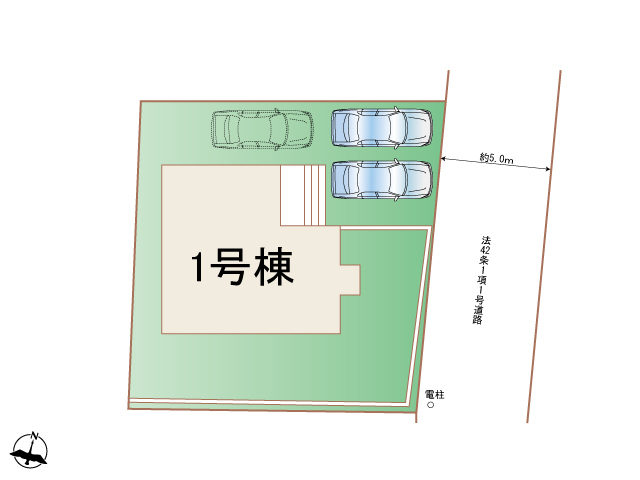 ハートフルタウン町田市本町田3599番の見取り図