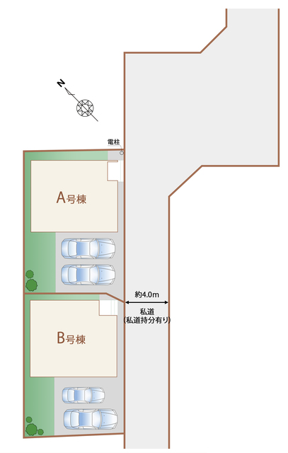 ハートフルタウン本八幡　船橋市三山9丁目711番の外観②