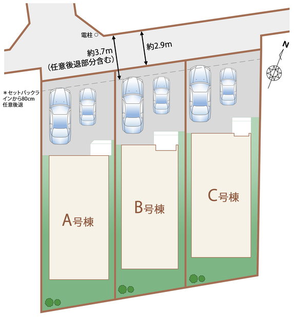 ハートフルタウン船橋市上山町3丁目517番の外観②