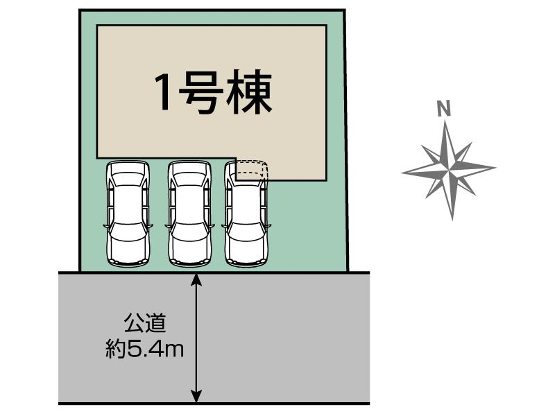 ブルーミングガーデン愛西市諸桑町東浦１棟の見取り図