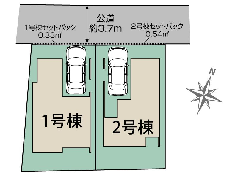 ブルーミングガーデン福岡市早良区飯倉３丁目２棟の見取り図