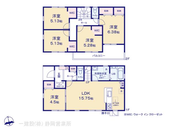 リーブルガーデン掛川市清崎の見取り図
