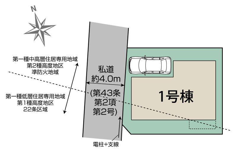 ブルーミングガーデン調布市国領町７丁目１棟の見取り図