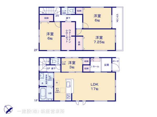 リーブルガーデン鶴ヶ島市富士見第二の見取り図
