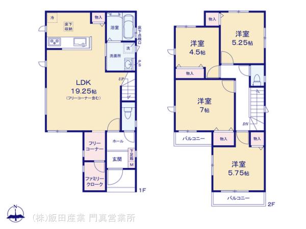 ハートフルタウン(門真)守口大久保町5丁目の見取り図