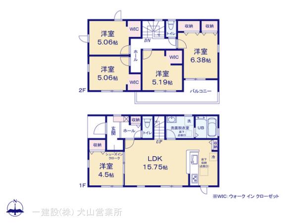 リーブルガーデン笠松町円城寺の見取り図