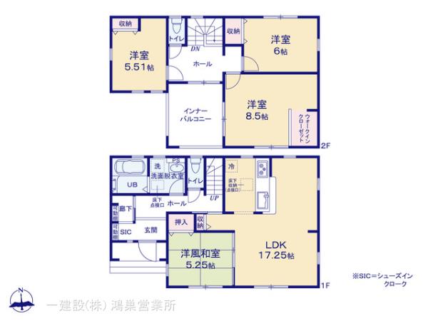 リーブルガーデン寄居露梨子の見取り図