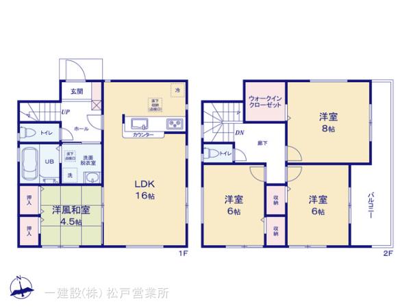リーブルガーデン東道野辺６丁目の見取り図
