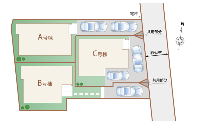 ハートフルタウン法人八王子狭間町の見取り図