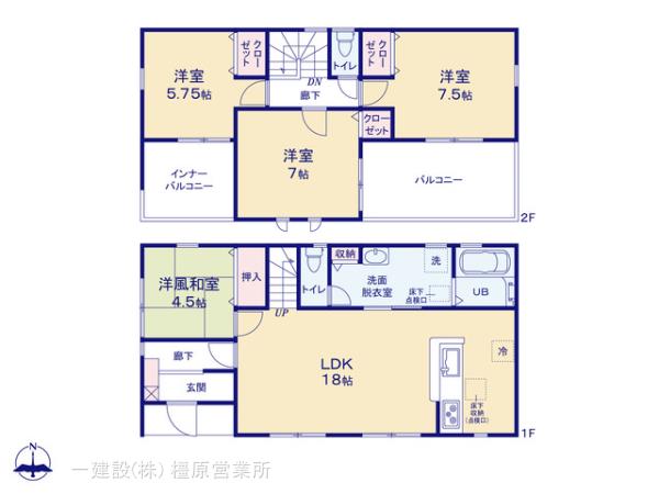 リーブルガーデン天理市長柄町の見取り図