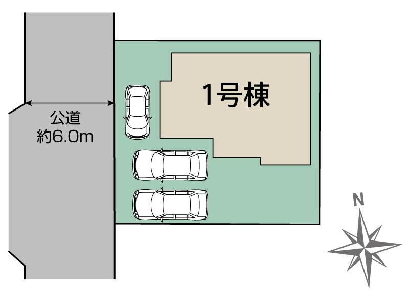 ブルーミングガーデン佐倉市新臼井田１棟の見取り図