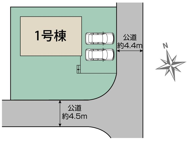 ブルーミングガーデン横浜市金沢区釜利谷西５丁目２期１棟の見取り図
