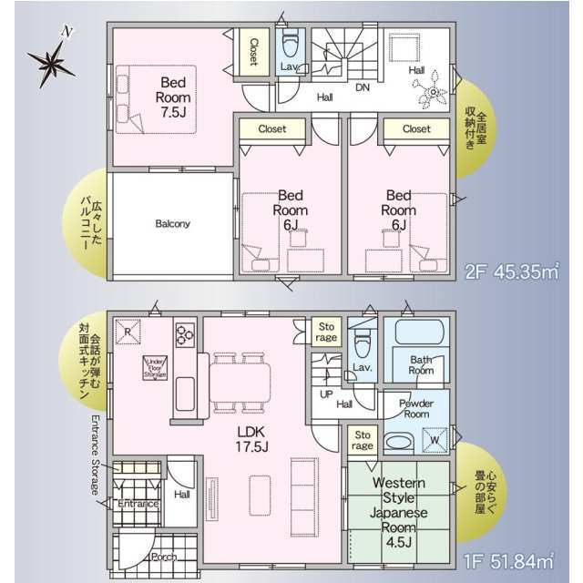クレイドルガーデン上尾市大谷本郷 第8の見取り図