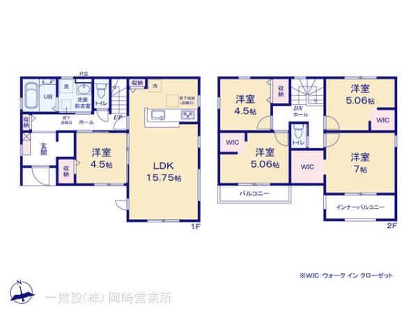 リーブルガーデン西尾第７４上矢田北部区画整理の見取り図