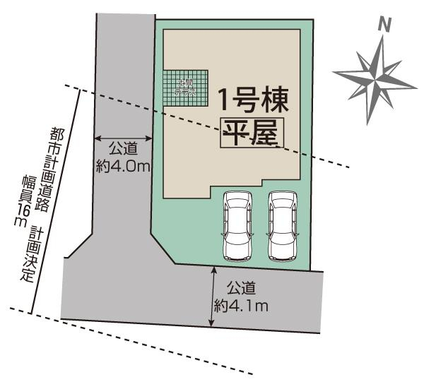 ブルーミングガーデン鎌ケ谷市鎌ケ谷２丁目１棟の見取り図