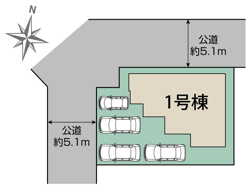 ブルーミングガーデン弥富市平島町五反割１棟の見取り図