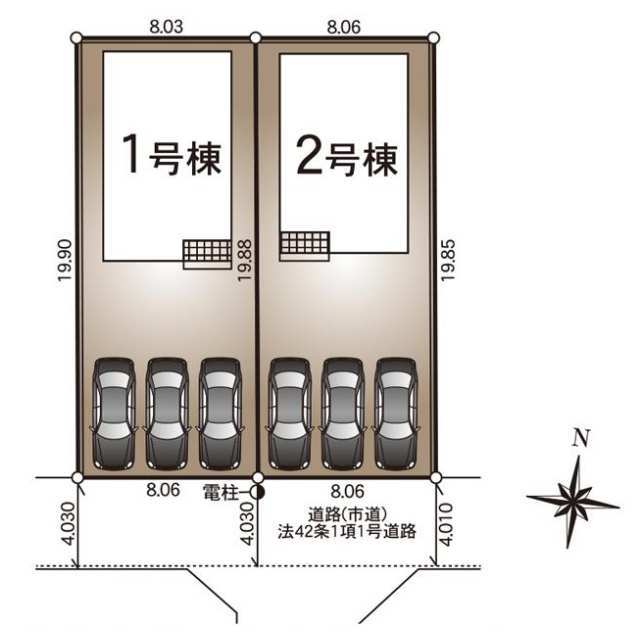 クレイドルガーデン宮崎市島之内 第12の見取り図