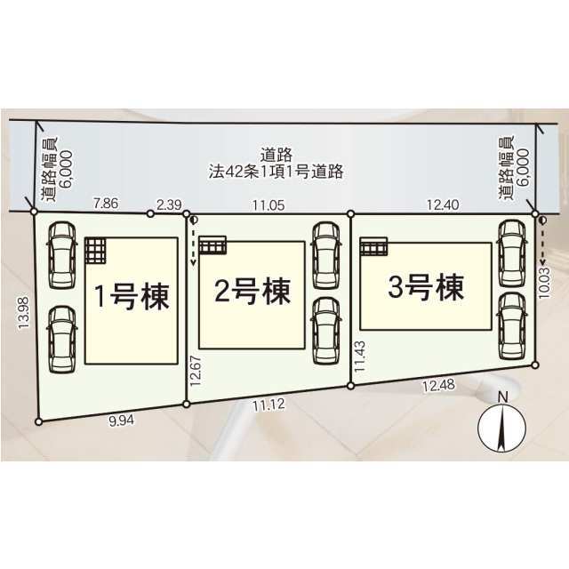 クレイドルガーデン川西町結崎 第18の見取り図