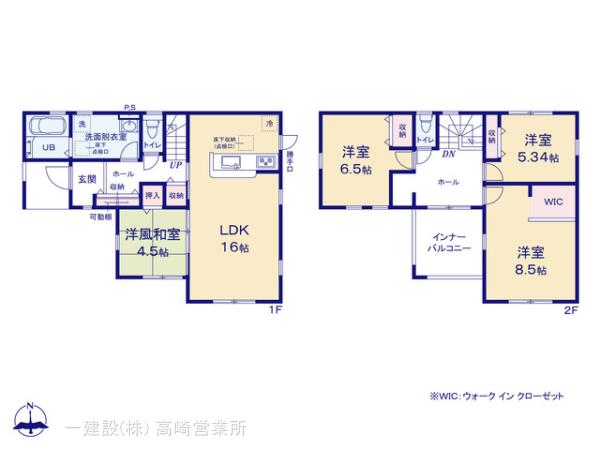 リーブルガーデン高崎石原町第２４の見取り図