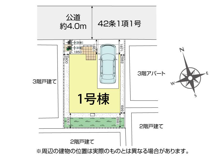 ブルーミングガーデン川越市新宿町５丁目１棟の見取り図