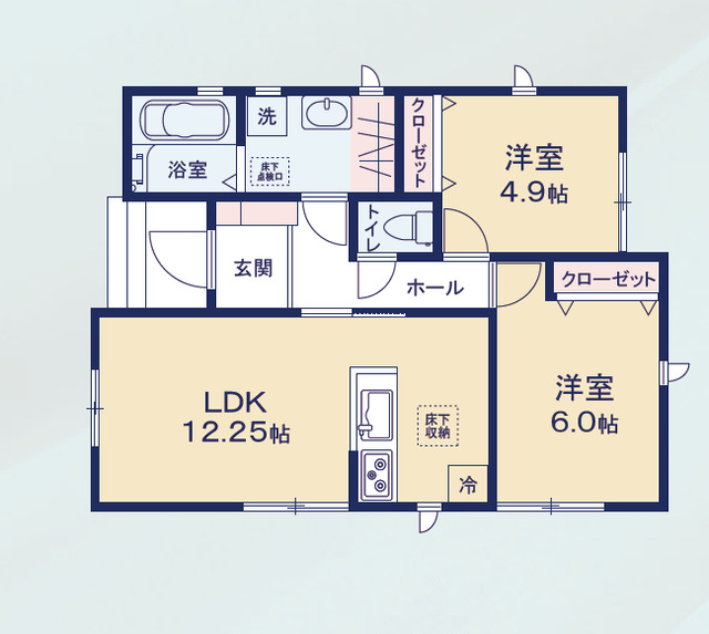 リナージュ八千代市高津　第１期の見取り図
