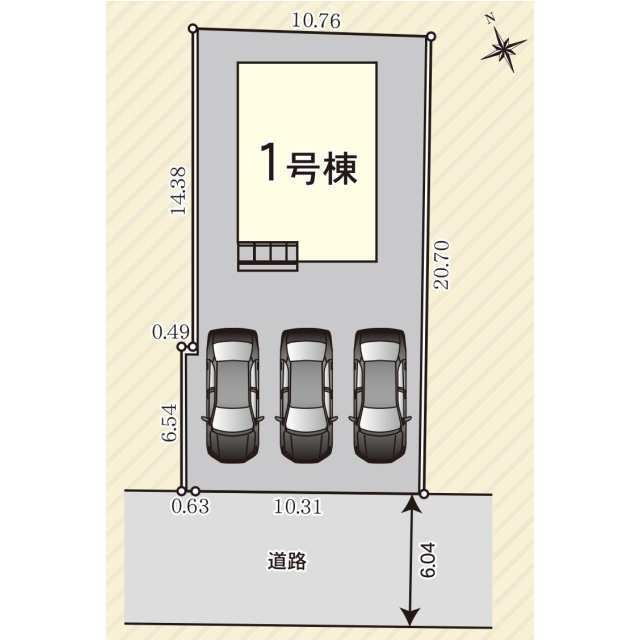 クレイドルガーデン大田原市浅香 第9の見取り図