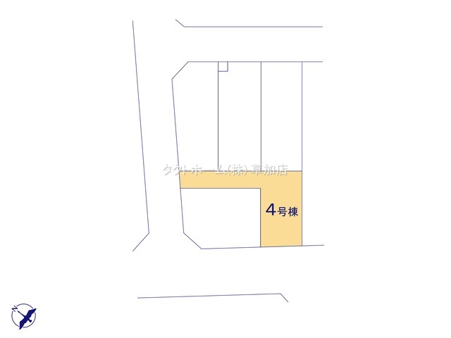 グラファーレ4258伊奈町本町８期５棟の見取り図