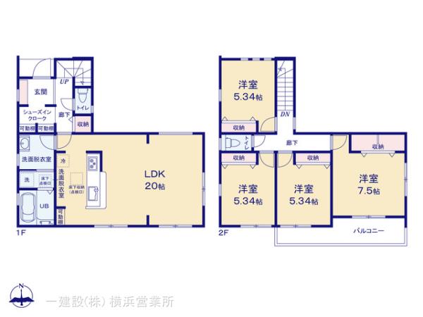 リーブルガーデン金沢区高舟台２丁目第３の見取り図