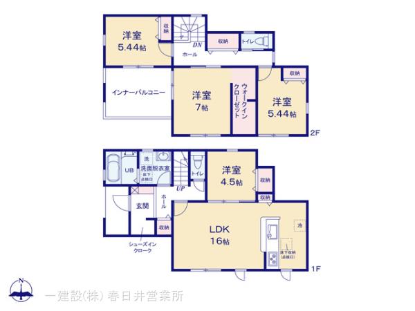 リーブルガーデン江南市島宮町の見取り図