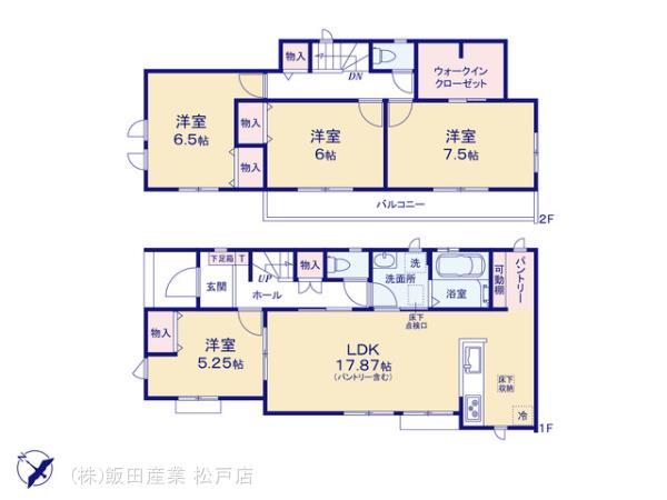 ハートフルタウン船橋市咲が丘Ⅲの見取り図