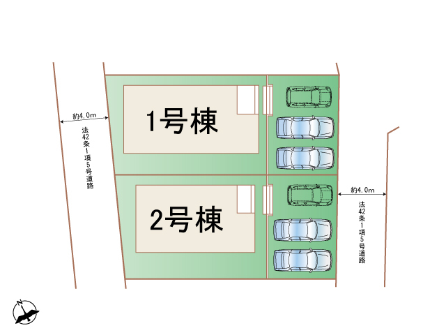 ハートフルタウン横浜市戸塚区汲沢町508番の見取り図