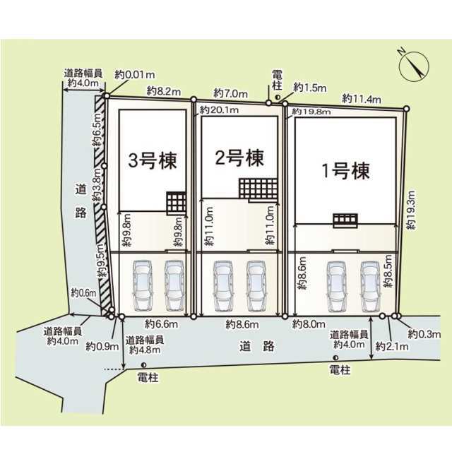 クレイドルガーデン今治市北鳥生町 第1の見取り図