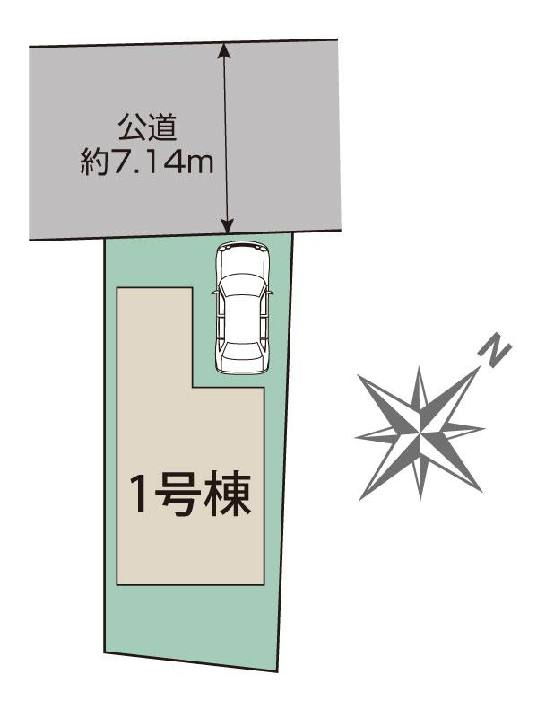 ブルーミングガーデン府中市是政２丁目２棟の見取り図