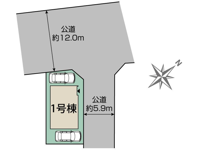 ブルーミングガーデン那覇市真嘉比２丁目１棟の見取り図