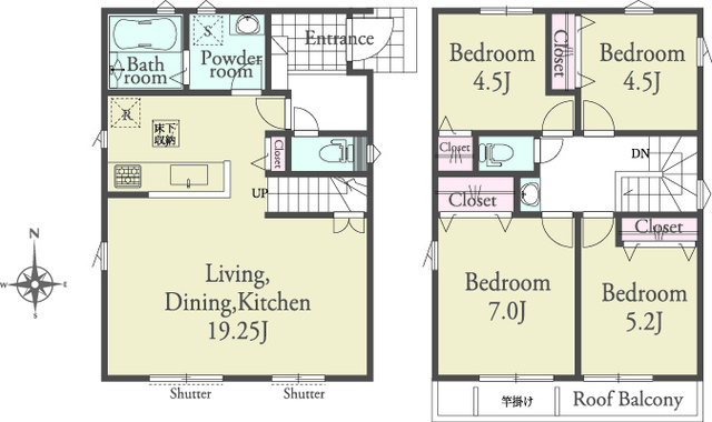 ５号棟　間取図
