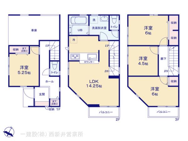 リーブルガーデン川口市戸塚東の見取り図