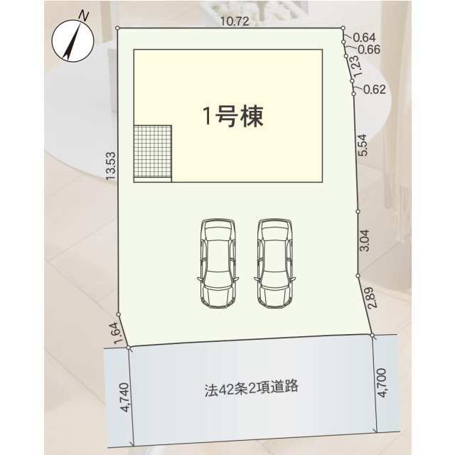 クレイドルガーデン奈良市五条畑 第2の見取り図