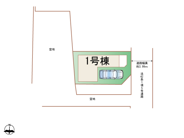 ハートフルタウン池田天神2丁目101番の見取り図