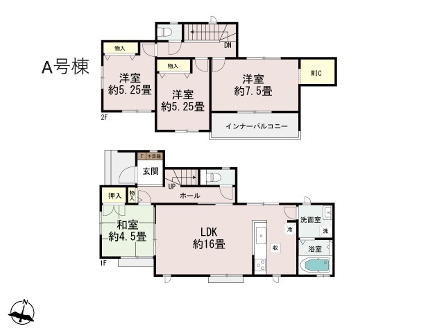 ハートフルタウン八重瀬町安里353番の見取り図