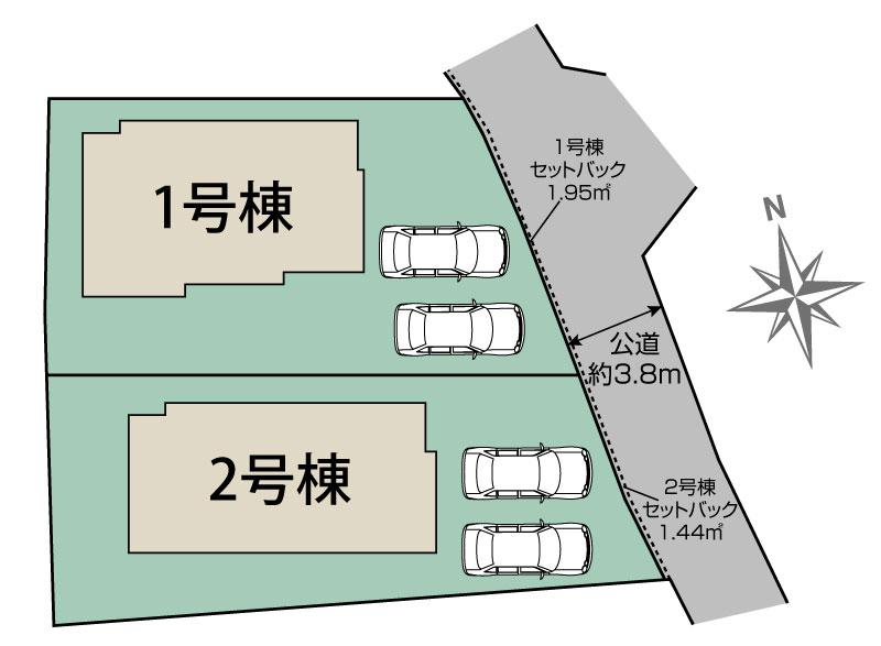 ブルーミングガーデン千葉市緑区緑区土気町２棟の見取り図