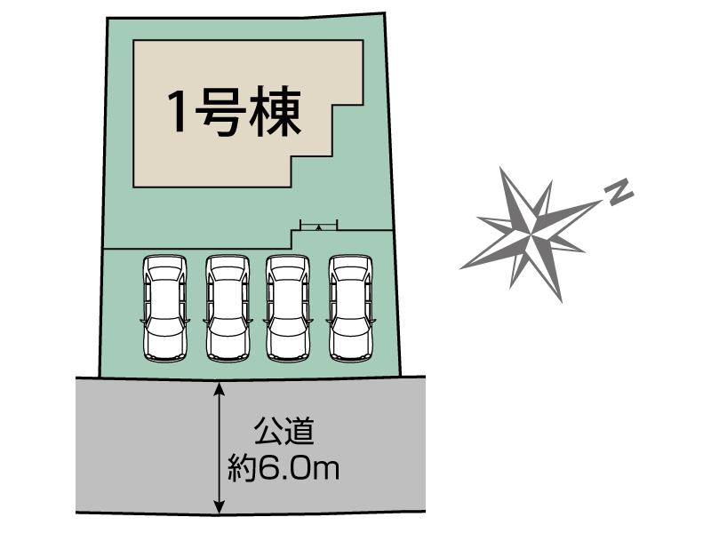 ブルーミングガーデン蓮田市椿山１丁目１棟の見取り図