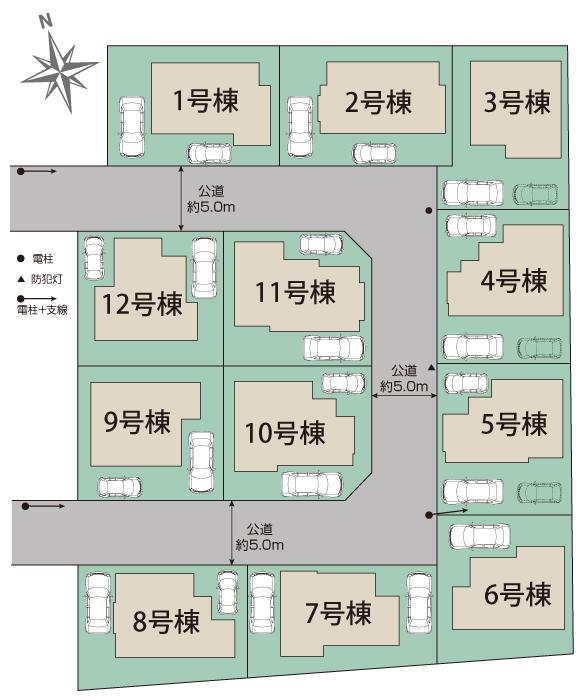 ブルーミングガーデン東久留米市前沢２丁目１２棟の見取り図
