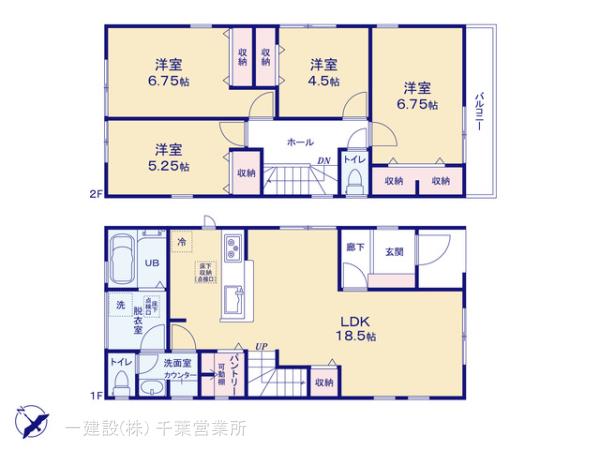 リーブルガーデン磯辺７丁目第６の見取り図