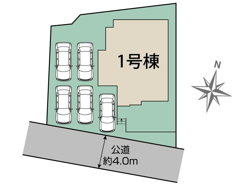 ブルーミングガーデン豊田市御船町榎島１棟の見取り図