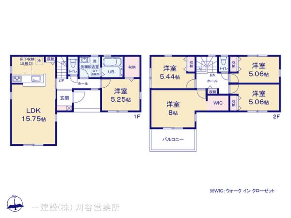 リーブルガーデン西尾市新渡場町第２の見取り図